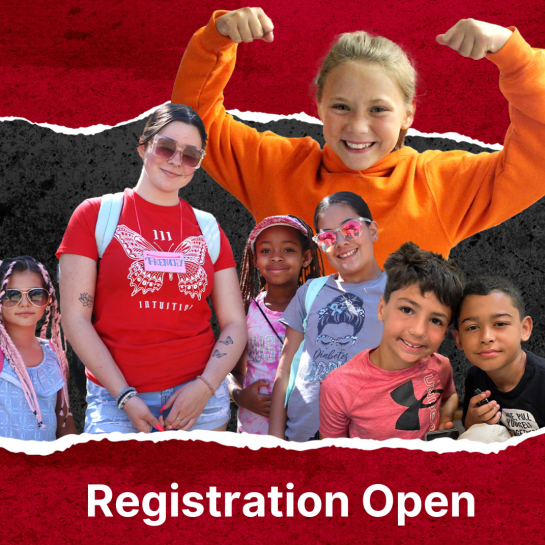 Smiling diabetes camp attendees Registration Open