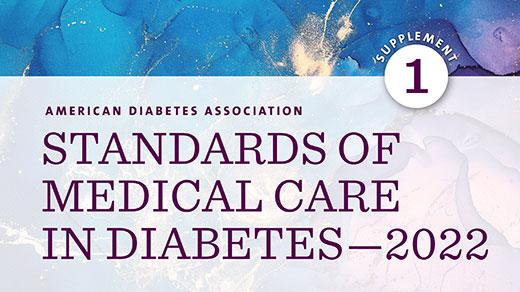 Standards of Medical Care in Diabetes 2022 cover