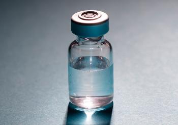 insulin vial on solid surface