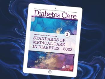 Standards of Medical Care in Diabetes 2022 cover on tablet screen 